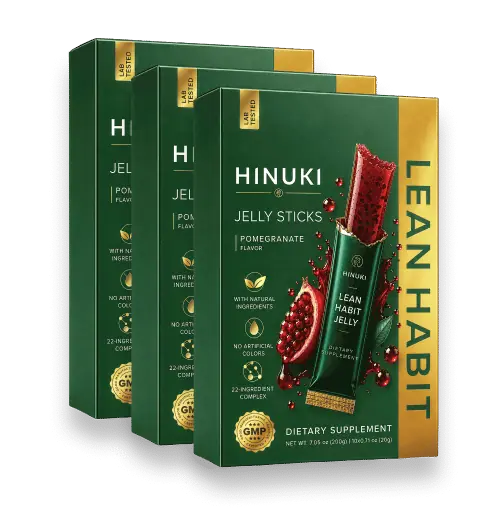 Hinuki Lean Habit Jelly 3 boxes