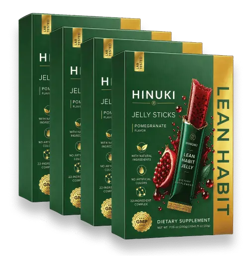 Hinuki Lean Habit Jelly 4 boxes